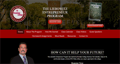Desktop Screenshot of liebowitzentrepreneurprogram.com
